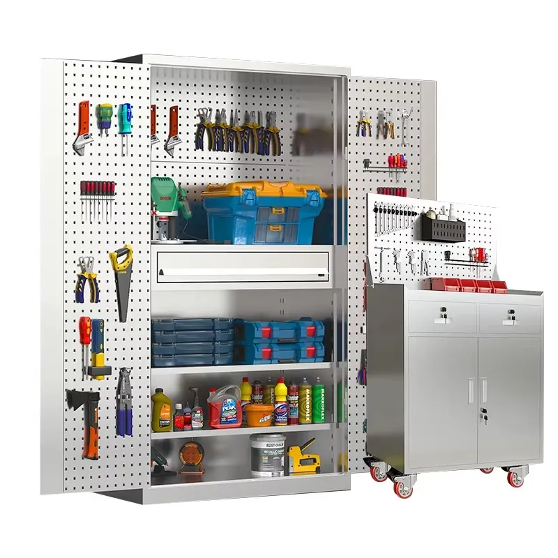 Tools In Metal Workshop - Customizable 304 Stainless Steel Tool Cabinet