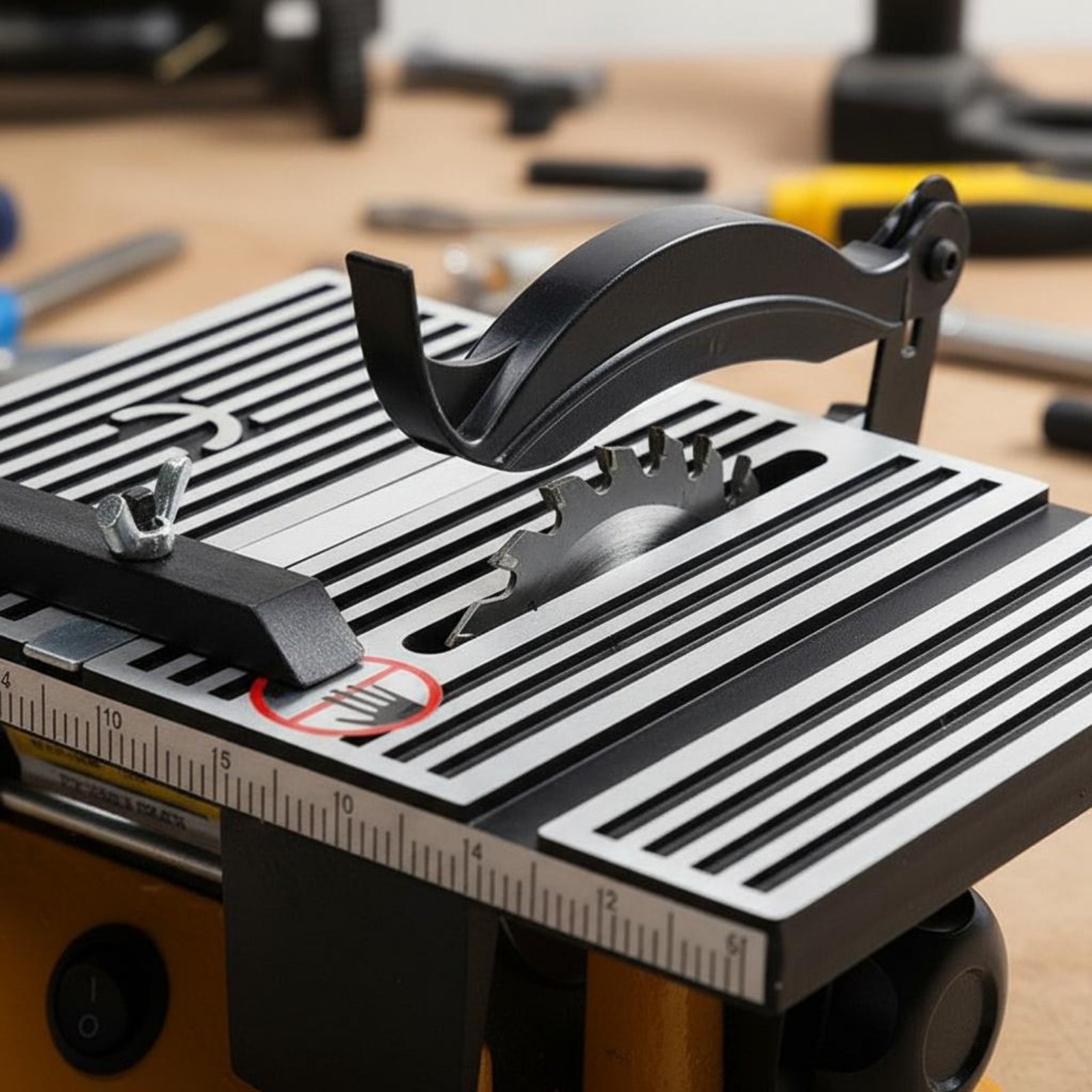 Workshop Cutting Tools - Mini Table Saw Portable Miniature Bench