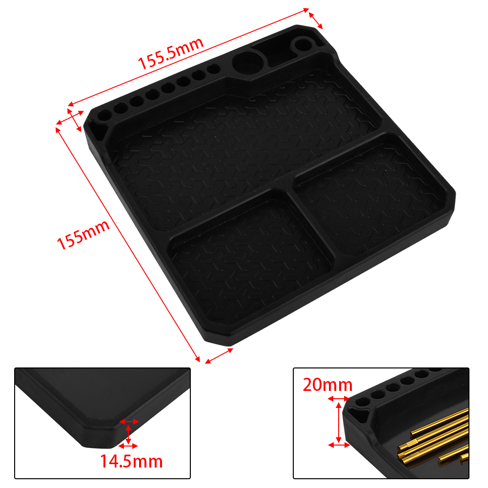 Magnetic Silicone Parts Tray R - đánh giá và giá Magnetic Parts Tray