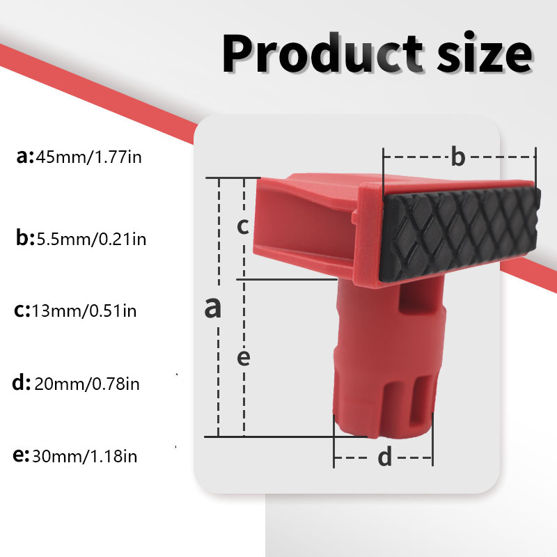 4Pcs Plastics Bench Dogs, 20mm - đánh giá và giá Workshop Cutting Tools