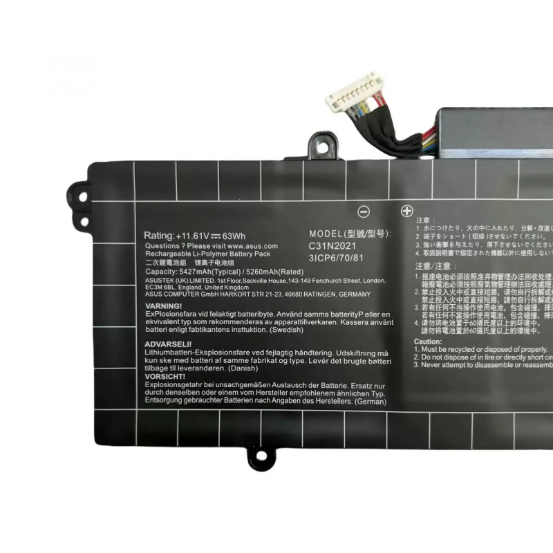C31N2021 Laptop Battery For As - đánh giá và giá Tools Qa