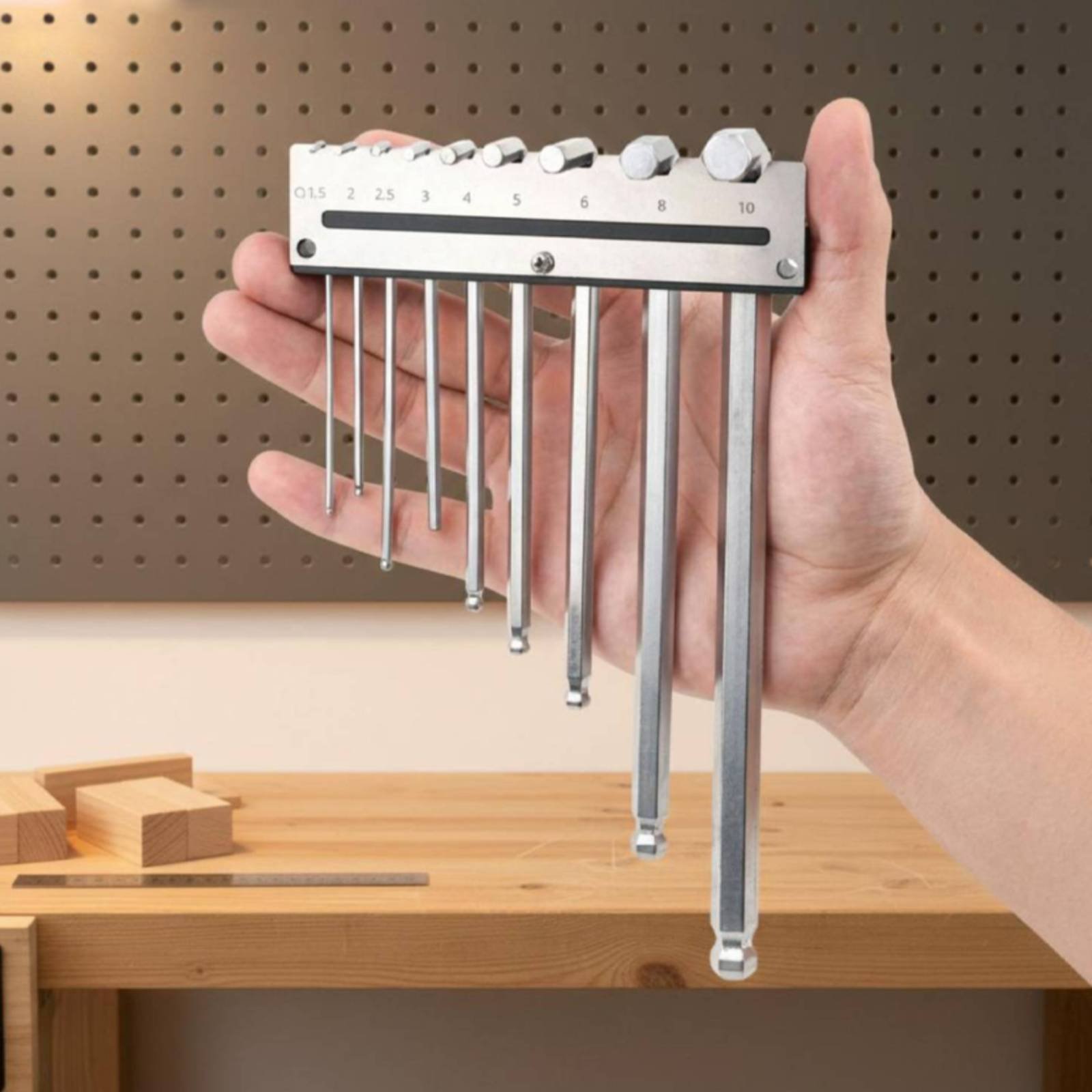 Wall Mounted Hex Key Holder Me - đánh giá và giá Tools In Metal Workshop