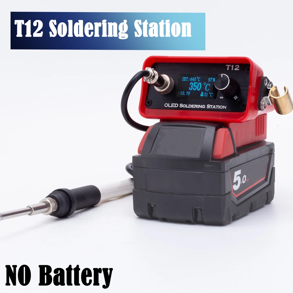 OLED T12 Cordless Soldering Ir - đánh giá và giá Milwaukee Drill M12 Fuel
