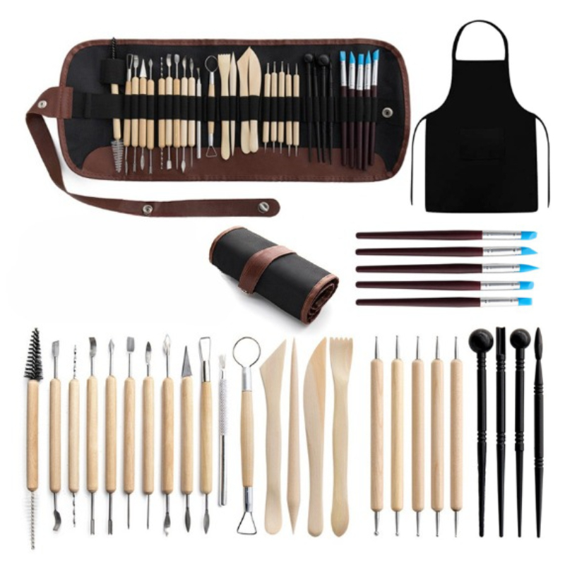 32 piece pottery tools set/Han - đánh giá và giá Tools Qa