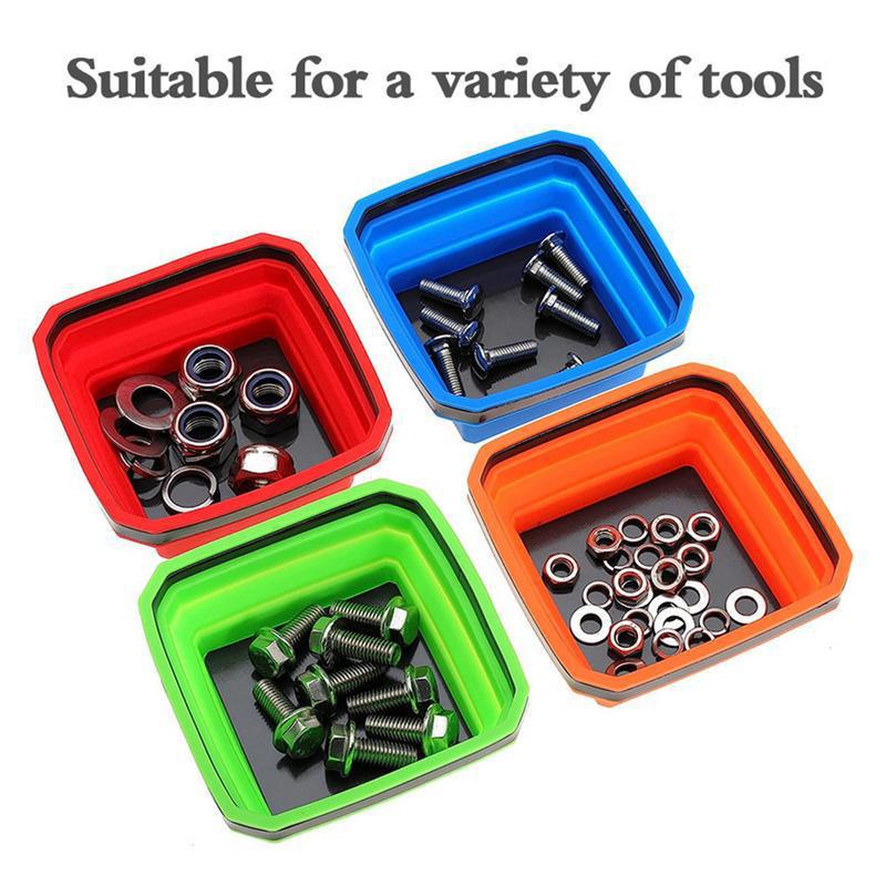 Color Square Silicone Foldable - đánh giá và giá Magnetic Parts Tray