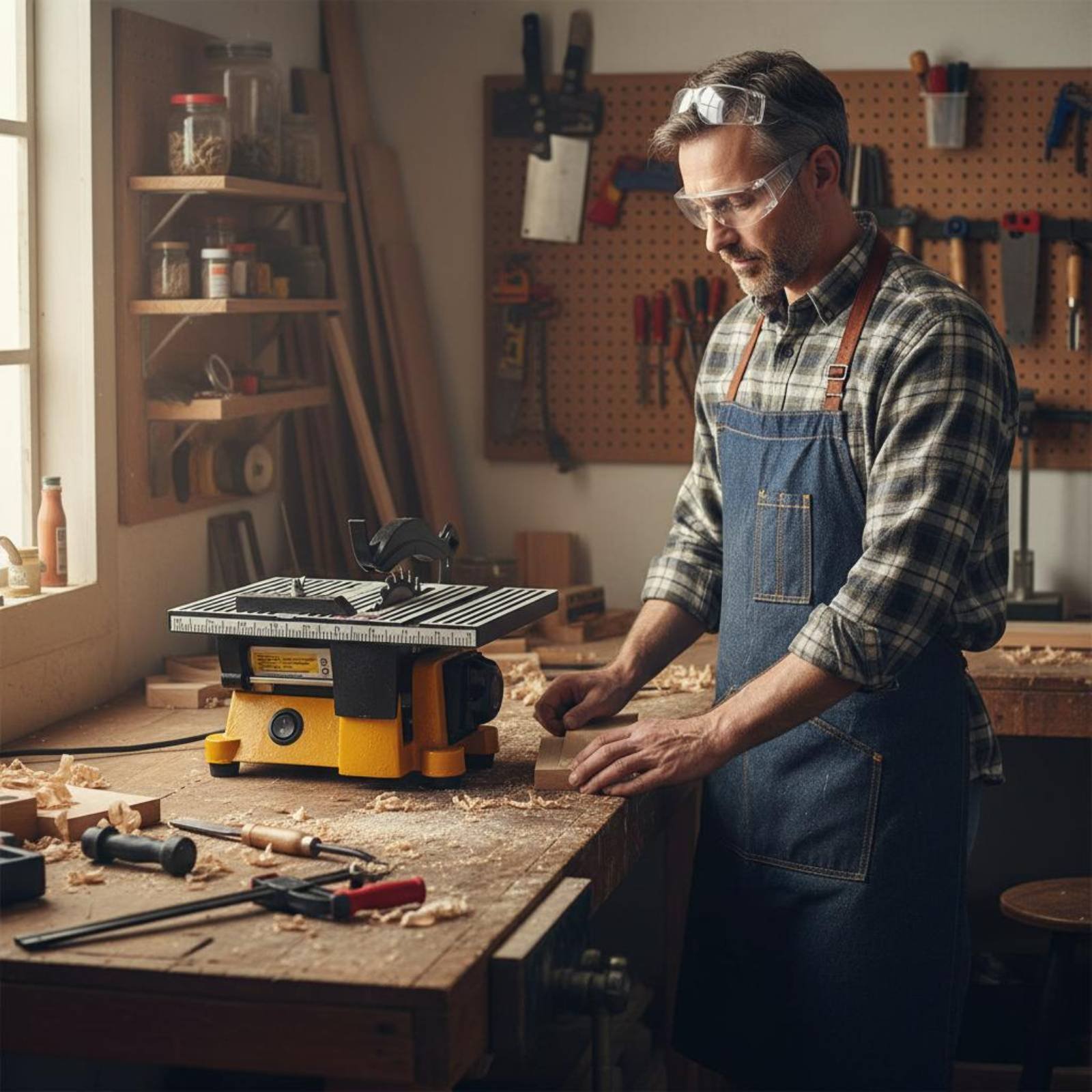 Mini Table Saw Portable Miniat - đánh giá và giá Workshop Cutting Tools