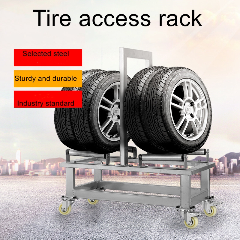 Auto workshop mobile tire rack - đánh giá và giá Workshop Tools Display